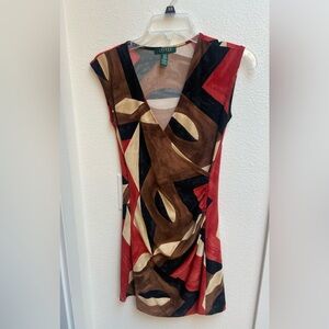 Ralph Lauren  V-Neck Dress